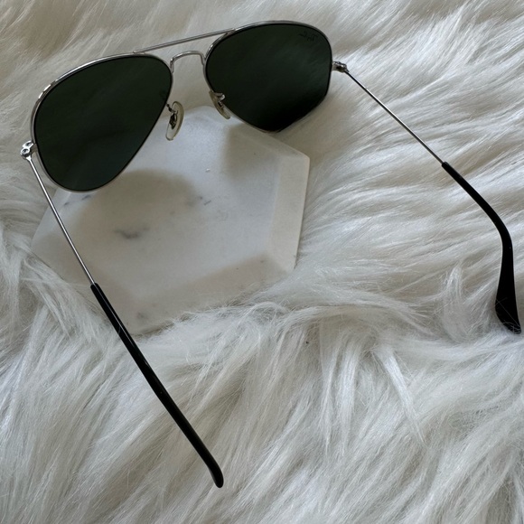 Ray-Ban Aviators with Silver Hardware